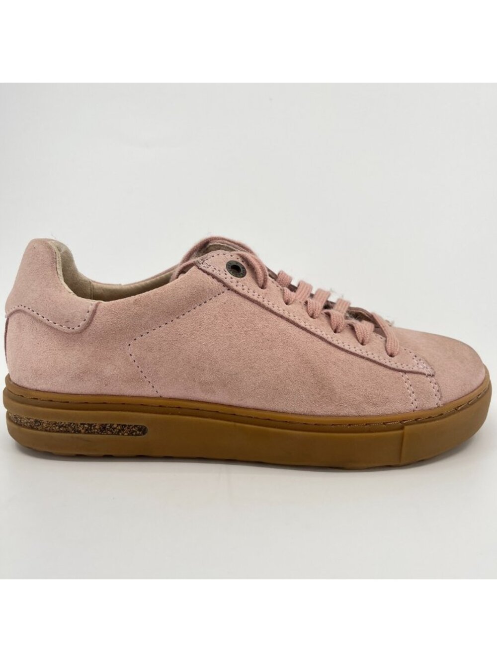 Birkenstock Bend Low Womens Size 6 Soft Pink Gum Athletic Suede Shoes Sneakers